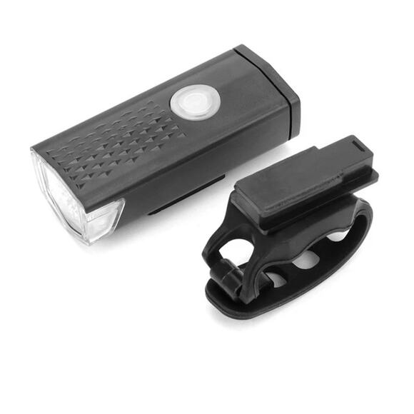 NEW Bike bicycle light USB LED rechargeable front back headlight lamp B187 - Picture 3 of 5